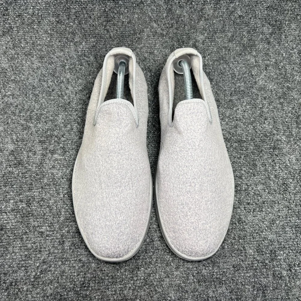 Allbirds Wool Lounger Shoes Men's 11 Grey Super Soft Wool Comfort Casual Loafers
